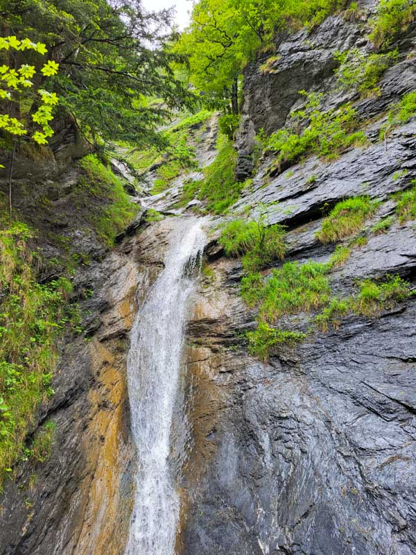 Taminaschlucht @ Bad Ragaz, Zwitserland Taminaschlucht @ Bad Ragaz, Zwitserland